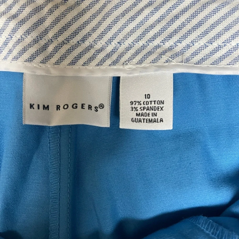 Kim Rogers Bright Blue High-Rise 2 Pocket Shorts - Picture 6 of 6